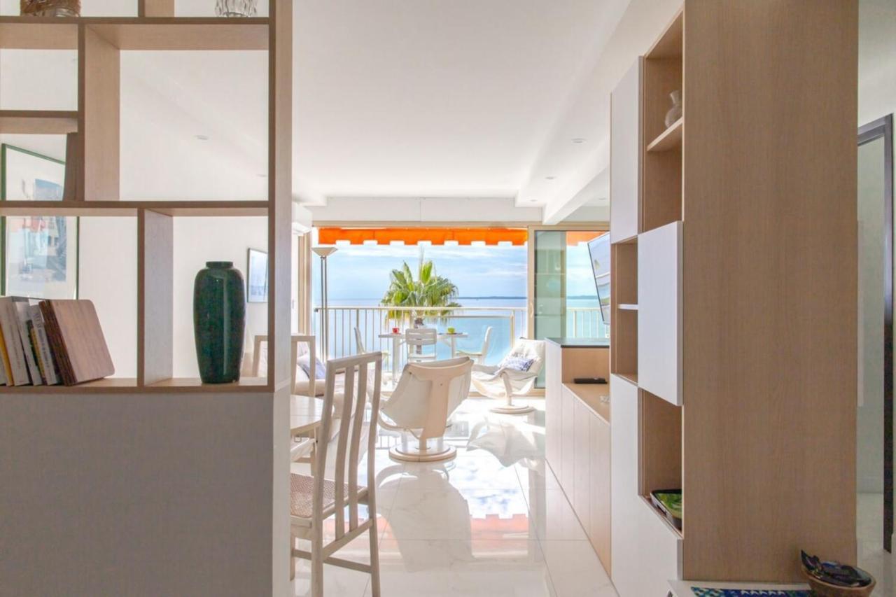 Air-Conditioned Apartment With Sea View And At The Foot Of The Beaches アンティーブ エクステリア 写真